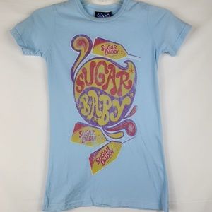 Junk Food • Sugar Daddy Baby Blue Tee S